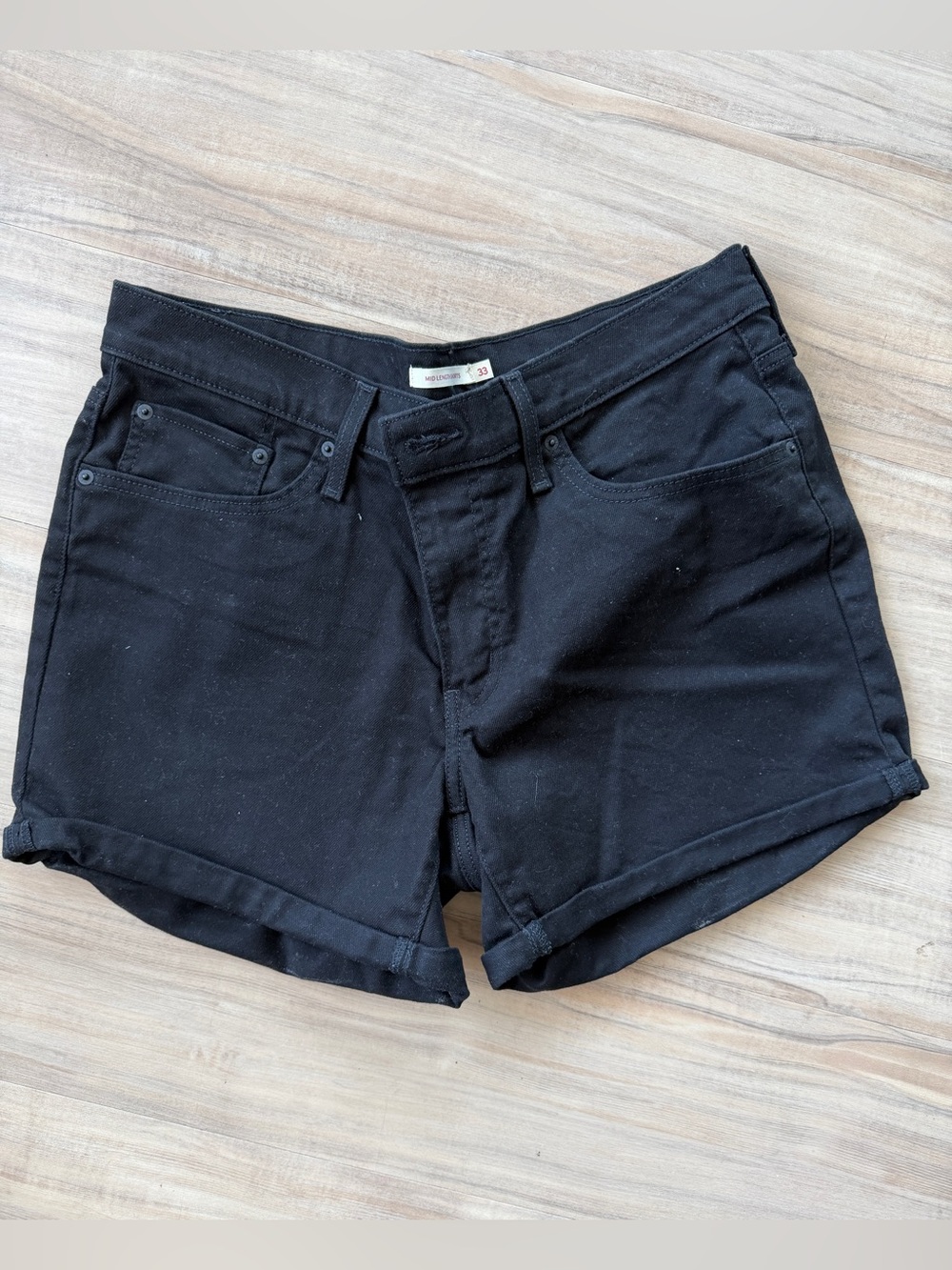 Levi’s womens mid-length shorts